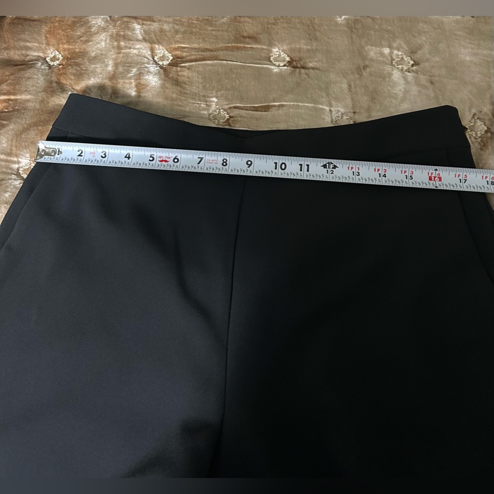 Ann Taylor Black Wide-Leg Dress Pants - Picture 7 of 7